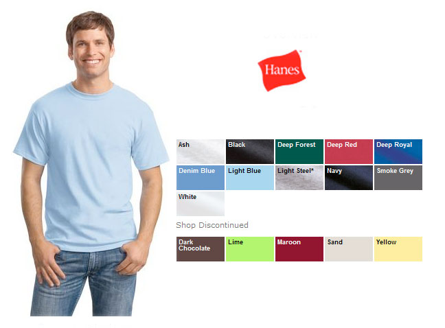Hanes 5.2oz